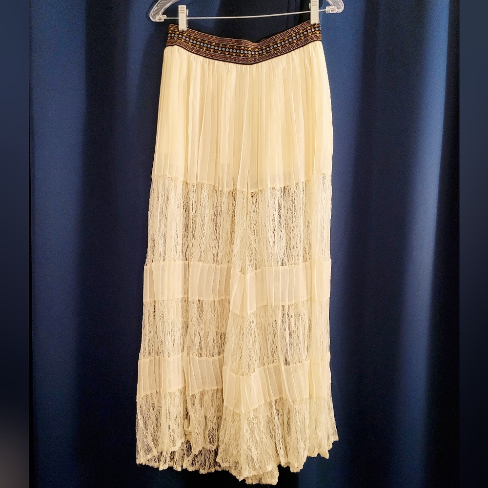 Sheer lace pants